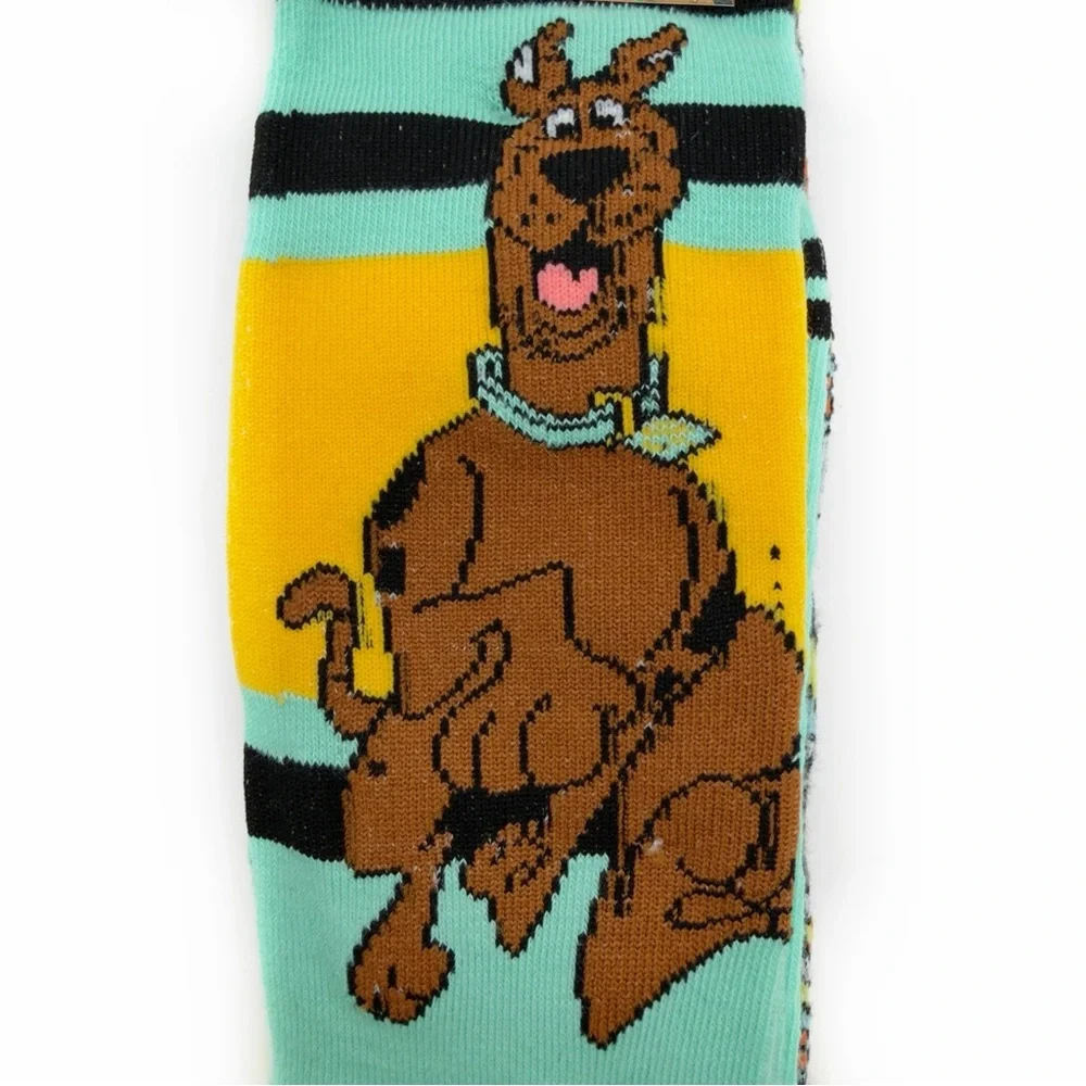 Scooby Doo Crew Socks Mens Womens Fun Gift Mystery Machine Van 2 Pairs NWT New